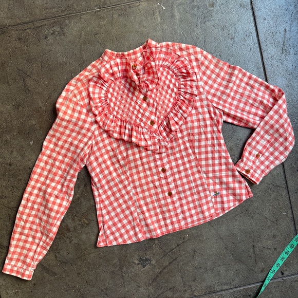 Vivienne Westwood Tops - Vivienne Westwood NWT 2014 Red Label HEART light checkered jacket